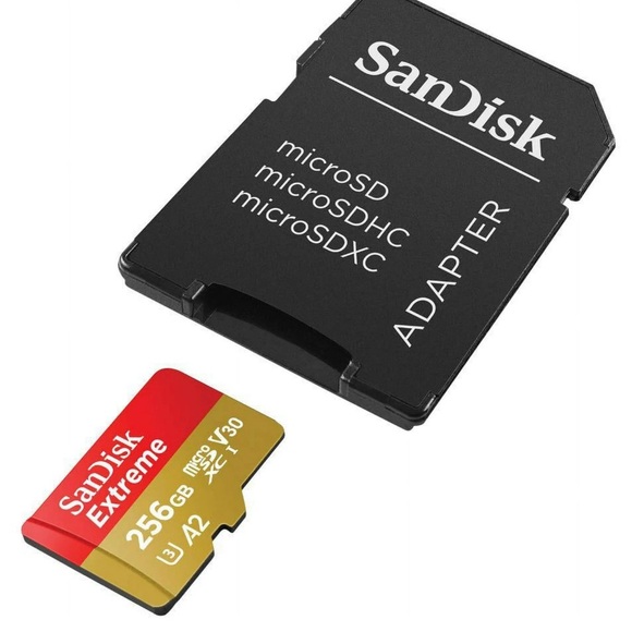 SanDisk Extreme 256GB microSDXC UHS-I Memory Card + Adapter - BRAND NEW! - Picture 3 of 6